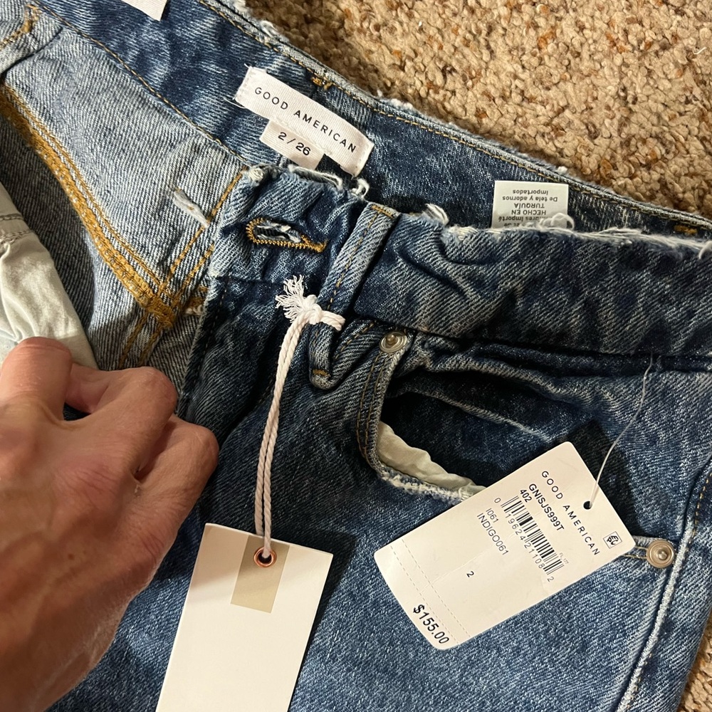 Good American Classic Indigo High-Rise Jeans